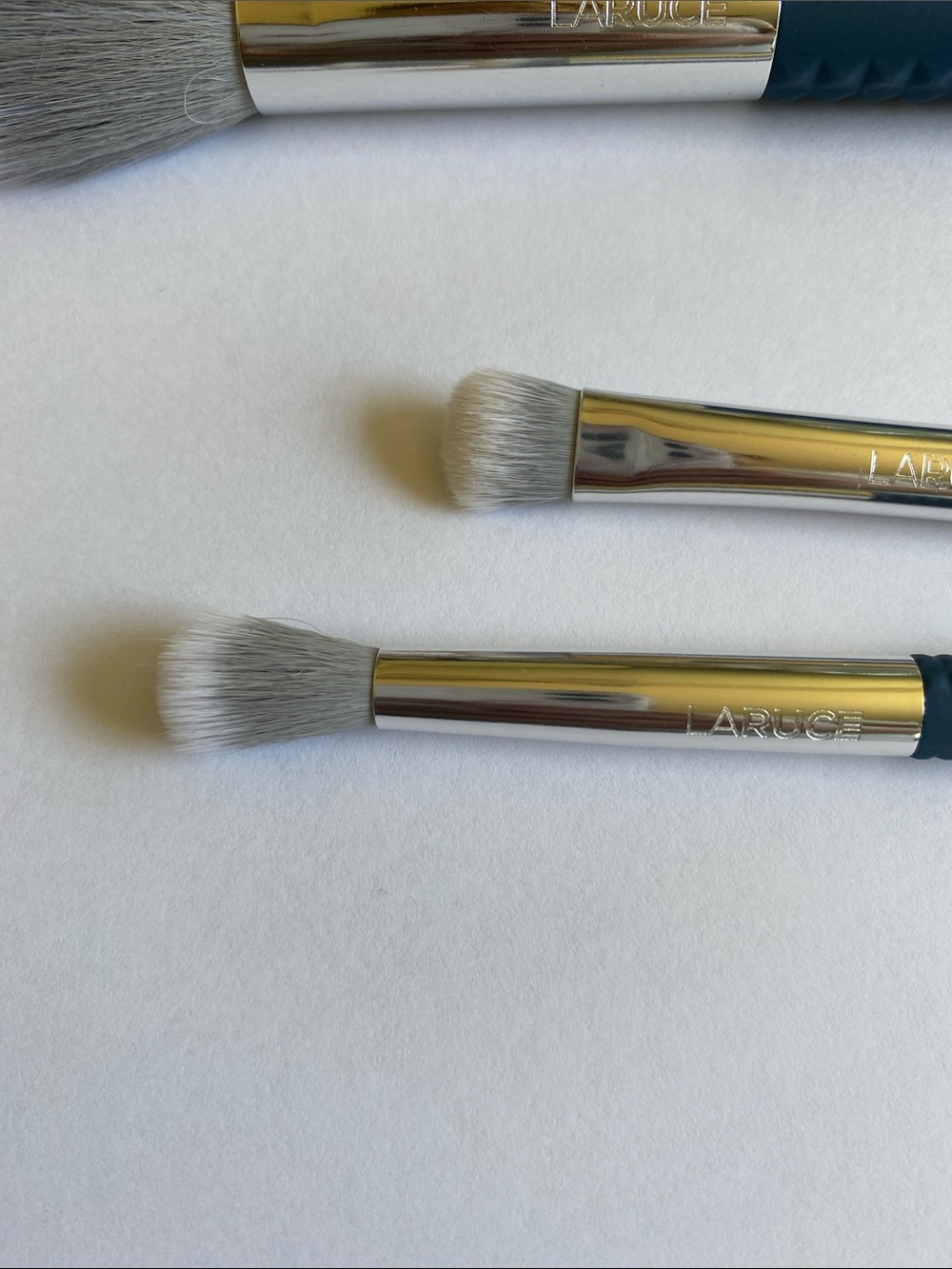 Laruce Premium Navy Blue Face & Eye Makeup Brush Set by laruce new without tags - Picture 9 of 13